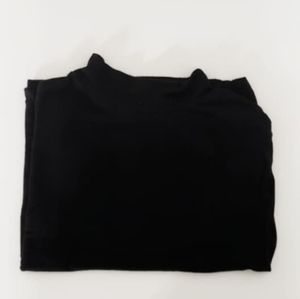 black short sleeve turtleneck
